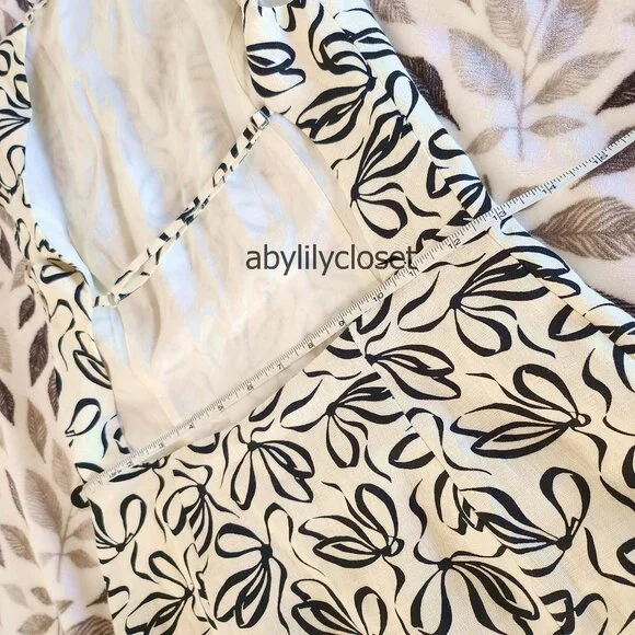 NWT Reformation Avina Linen Dress Knot Size 2 - Picture 10 of 10